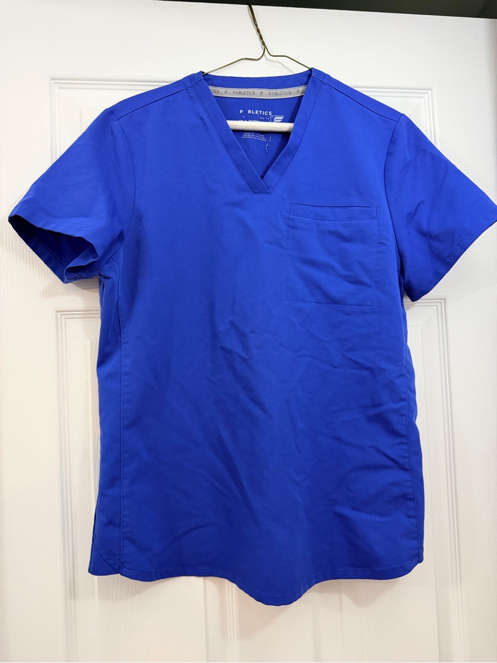 Fabletics Scrub Top - Royal Blue (Medium)